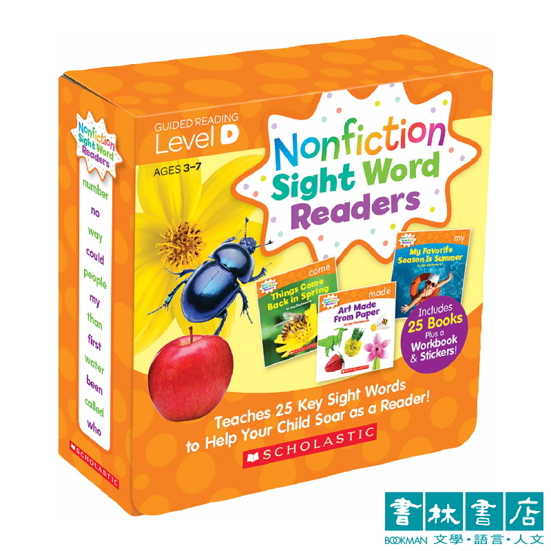 Nonfiction Sight Word Readers Level D (with Storyplus) 含音檔 英語讀本 盒裝書 | 蝦皮購物