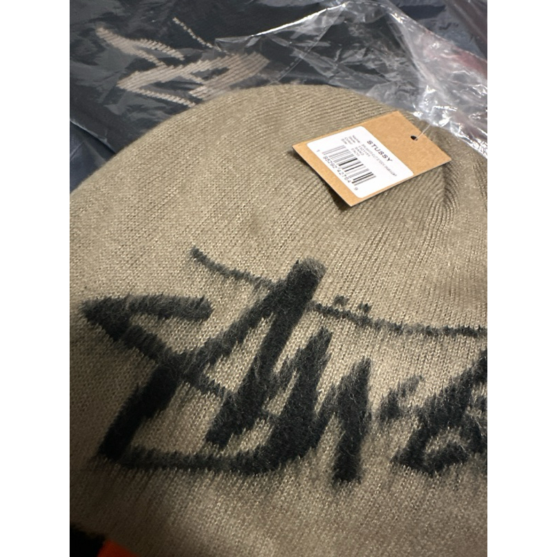 美國正品Stussy Skullcap Brushed Out stock 23冷帽毛帽帽子滑板