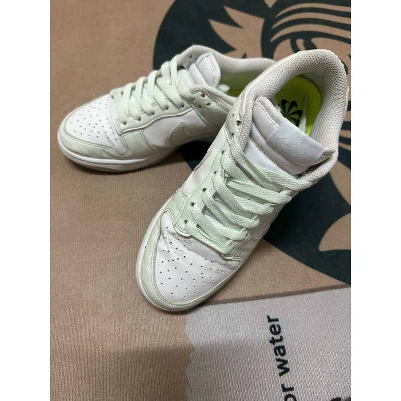 Nike dunk low 薄荷綠二手鞋尺碼24cm | 蝦皮購物