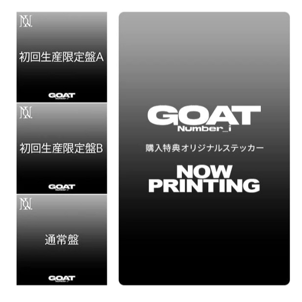 ☆新品未開封☆GOAT 通常盤 Number_i - 邦楽