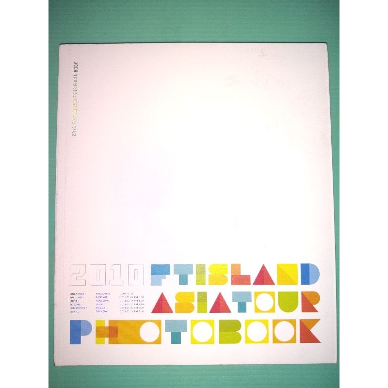 2010 Ftisland ASIA TOUR PHOTO BOOK 演唱會寫真全新未拆封| 蝦皮購物