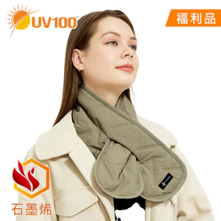 【UV100】 防曬 FURTEK超潑科技羽絨圍巾(QD23724)-福利館限定