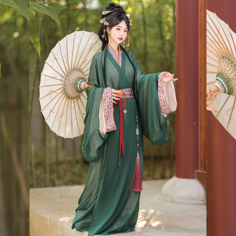 【正品漢服代購】漢棠織夢【夢域】戰國袍馬山楚墓復原日常直裾袍成人漢服女拖尾大放量直裾 | 蝦皮購物