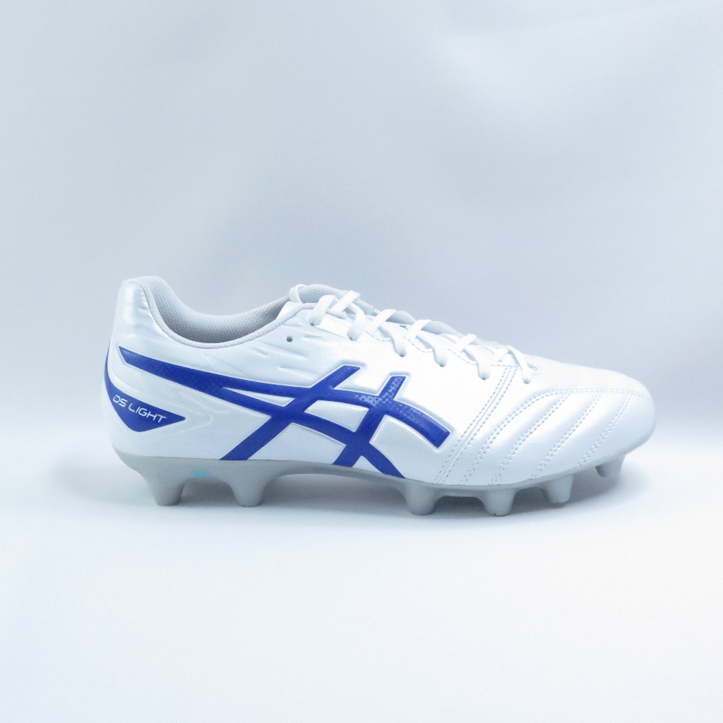 ASICS 1103A097100 DS LIGHT CLUB 男款足球釘鞋2E楦白x藍【iSport愛