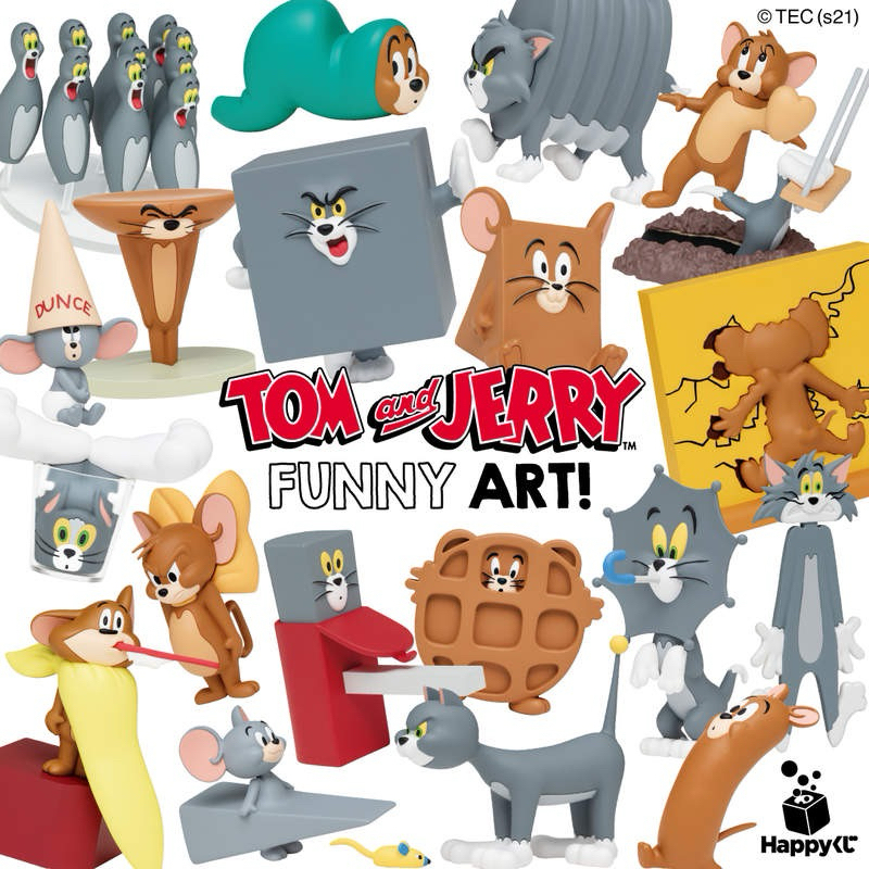 ﹝隱盒崛起﹞ 《湯姆貓與傑利鼠》抽獎「HAPPY 賞」日版 「TOM and JERRY FUNNY ART!」