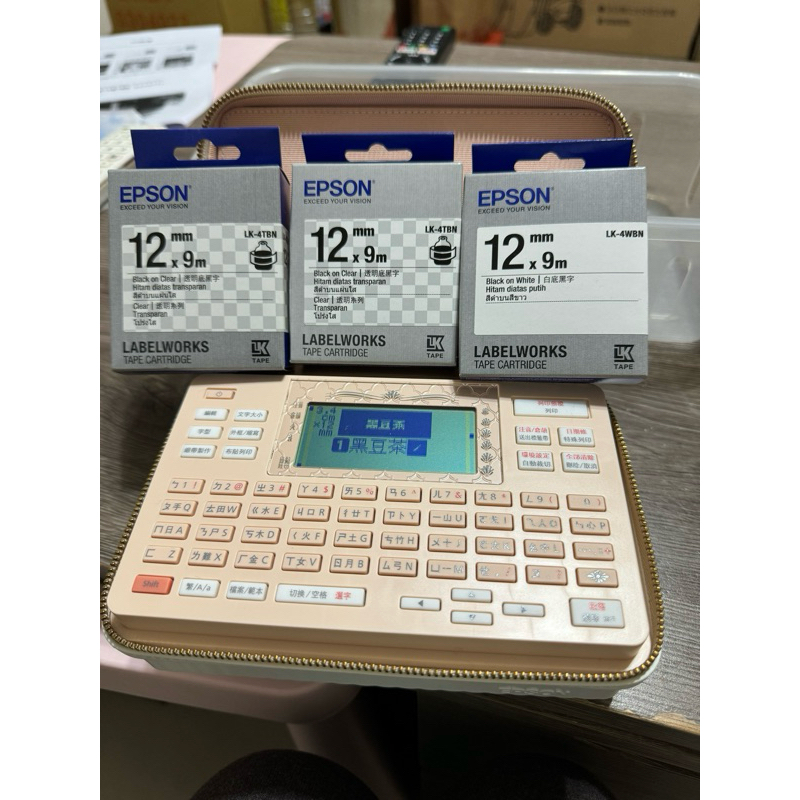 EPSON LWK420 粉紅標籤印表機 蝦皮購物
