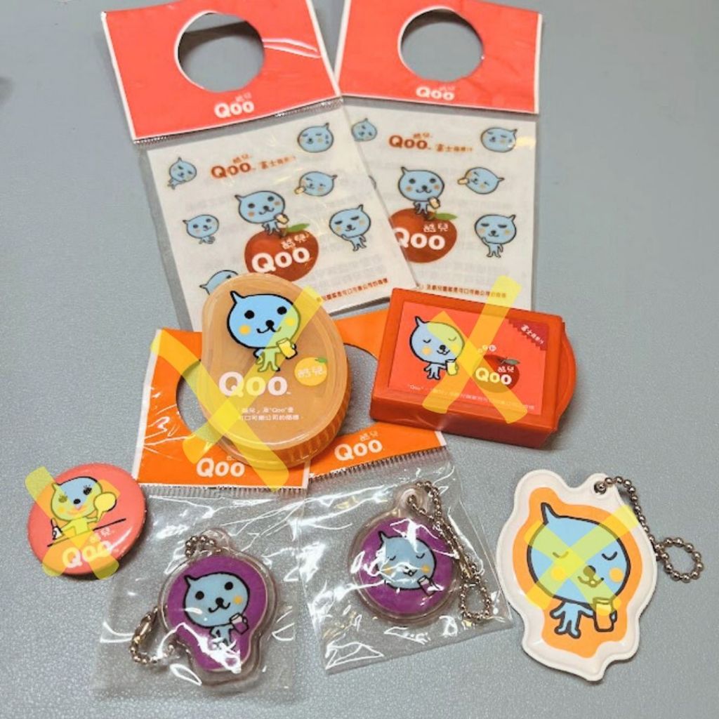 全新 Qoo 酷兒 轉印貼紙 吊飾 鑰匙圈 復古 | 蝦皮購物