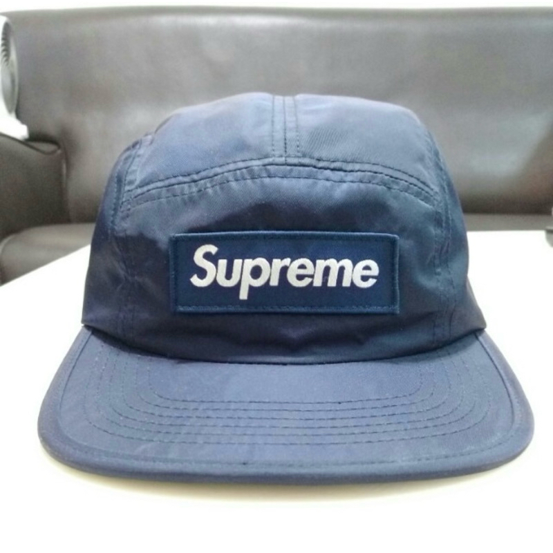 Supreme 五分割帽海軍藍二手美品| 蝦皮購物