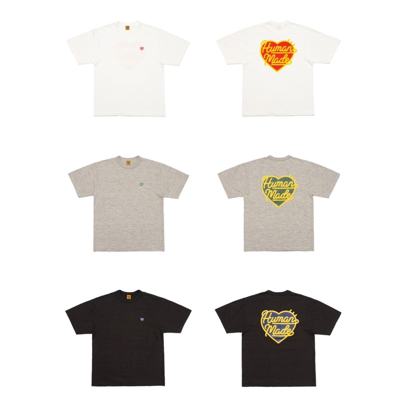 HUMAN MADE HEART BADGE T-SHIRT 愛心LV 草寫字體LOGO 短T | 蝦皮購物