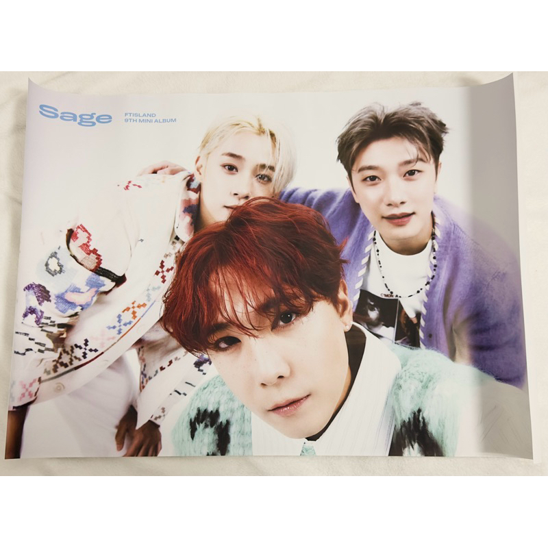 FTISLAND sage 韓國 專輯 海報 李洪基 李在真 崔敏煥 | 蝦皮購物