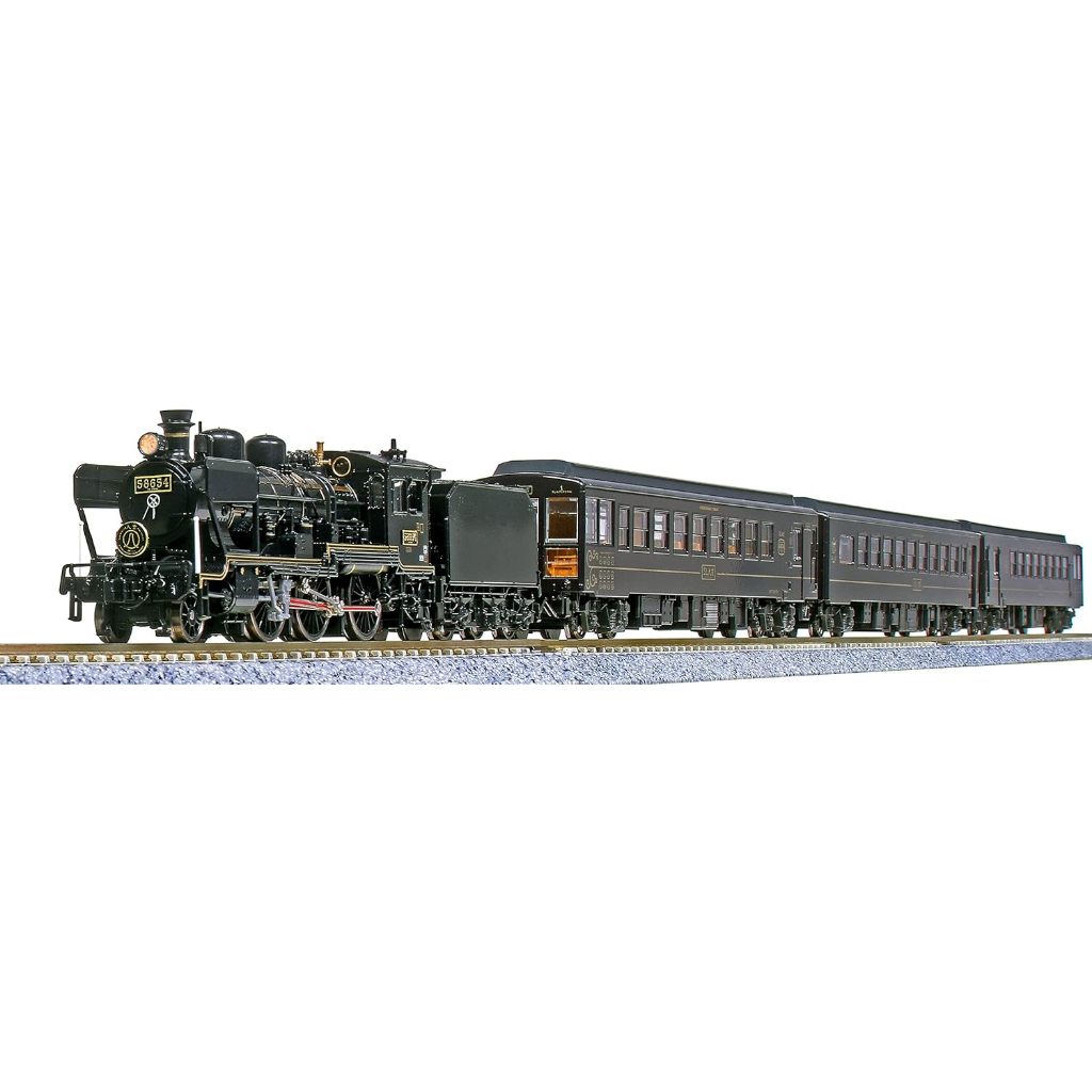 N) 10-1727 58654+50系 「SL人吉」4両セット【特別企画品】 | カトー | カトー 10-1727 58654+50ケイ SLヒトヨシ  4R | Joshin webショップ 通販