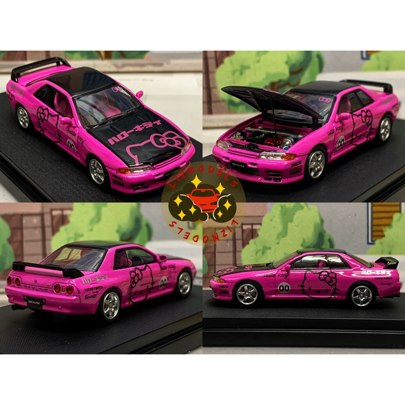 🔅里氏玩具 TM 1/64 Nissan Skyline GTR Hello Kitty 凱蒂貓 R32 Nismo | 蝦皮購物