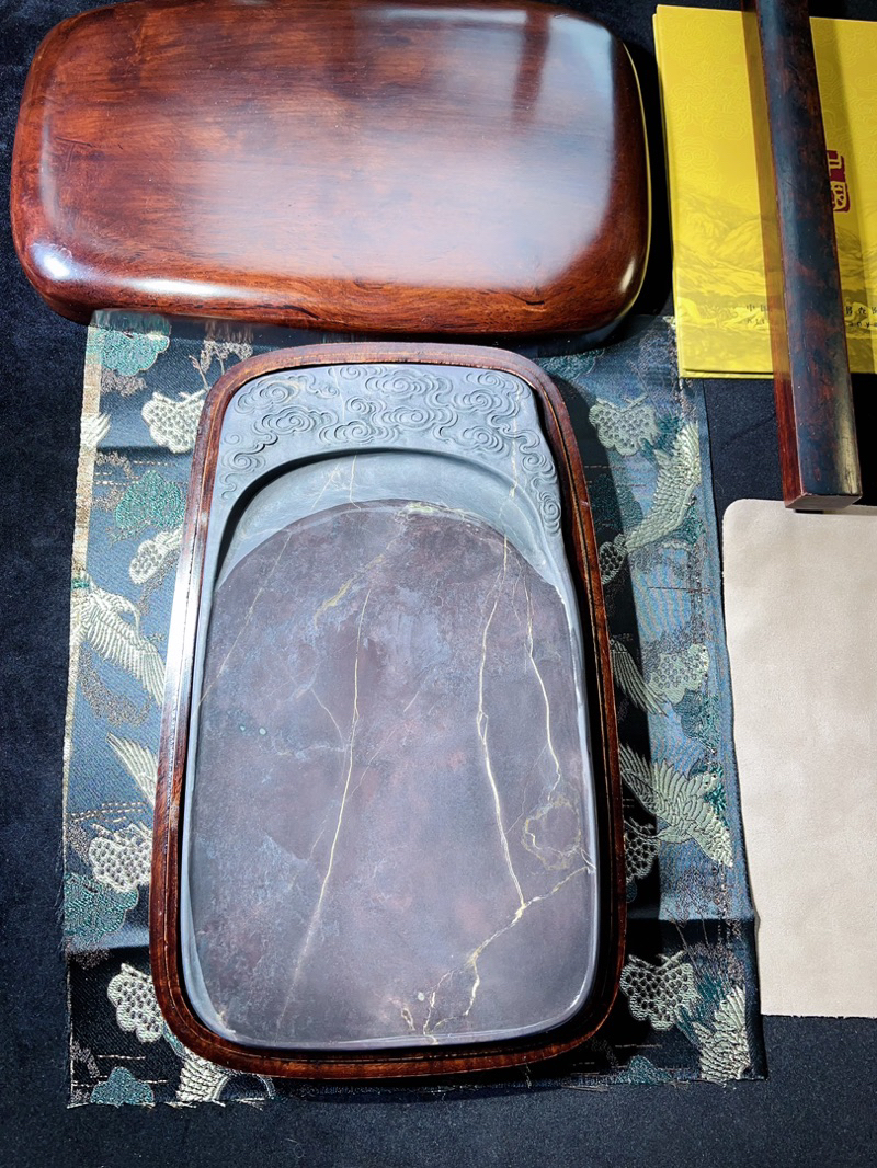 端硯.老坑端硯 收藏級老坑天青鋒芒下發迅猛料精工雲韻素雅文人硯硯台 | 蝦皮購物