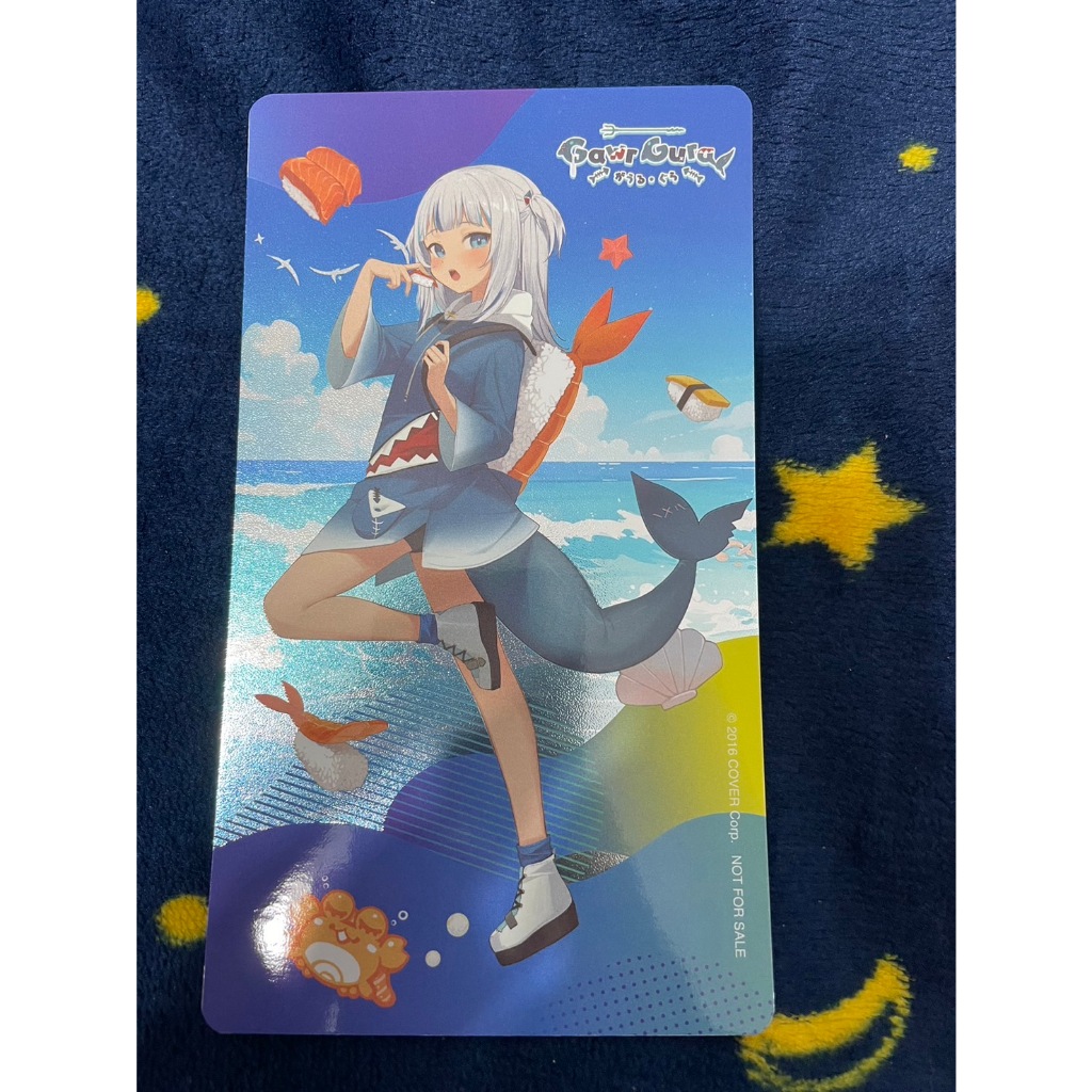 SUSHIRO x Hololive Gawr Gura鯊魚 古拉 聯名商品 壽司郎 聯名閃卡 | 蝦皮購物
