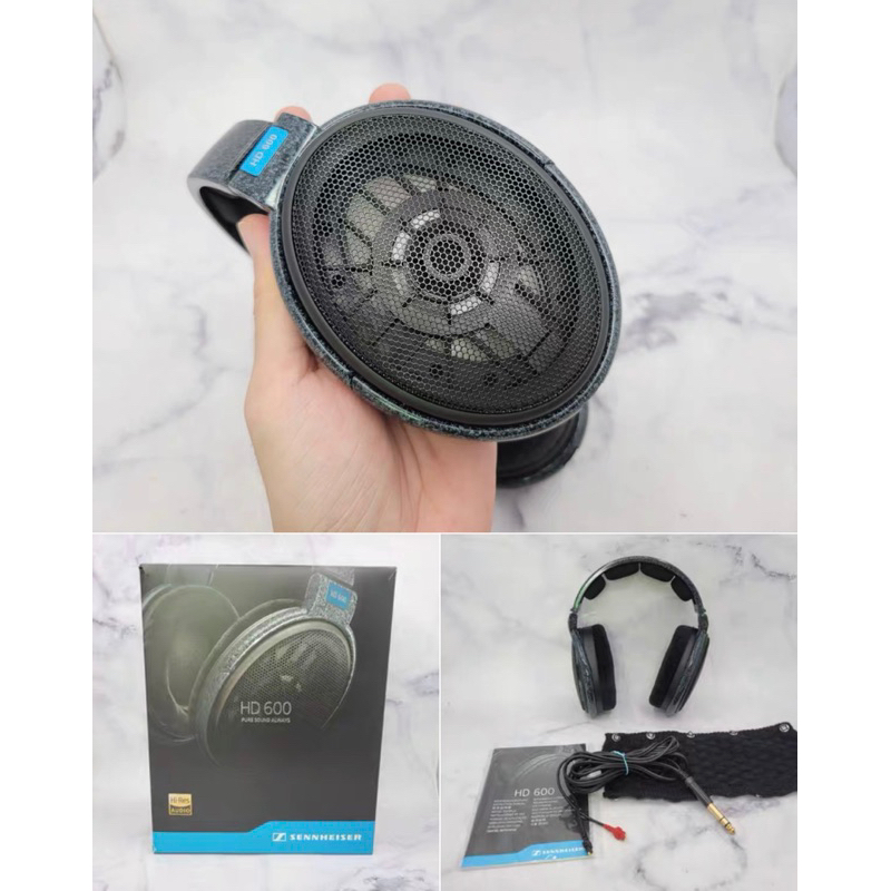 9成新HD600 愛爾蘭大理石紋耳機聲海sennheiser | 蝦皮購物