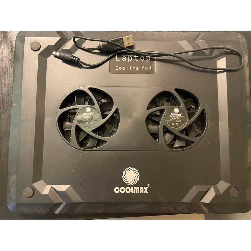 二手雙風扇筆電散熱器 Laptop Cooling Pad | 蝦皮購物