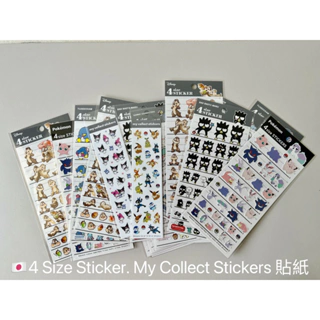 日本貼紙 酷洛米/美樂蒂 神奇寶貝 Pikachu 皮卡丘 奇奇蒂蒂 山姆企鵝 酷企鵝 三麗鷗 透明貼紙 日本製 正貨