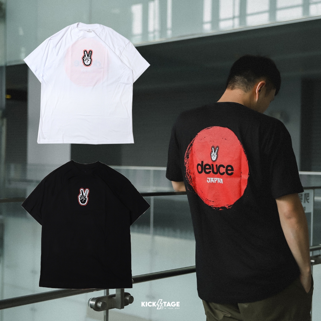 Deuce Brand Logo Tee Japan 日本限定 黑 白 經典LOGO 休閒 短袖 短T【DE024】 | 蝦皮購物