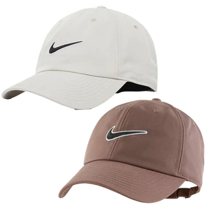 Nike 帽子 老帽 棒球帽 刺繡 Logo 運動帽 休閒帽 遮陽 白灰FB5369072  咖啡 FB5369291