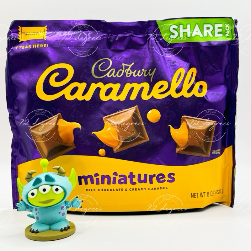 ️72_degrees 現貨! 美國 吉百利 CADBURY CARAMELLO 迷你版 焦糖牛奶巧克力 | 蝦皮購物