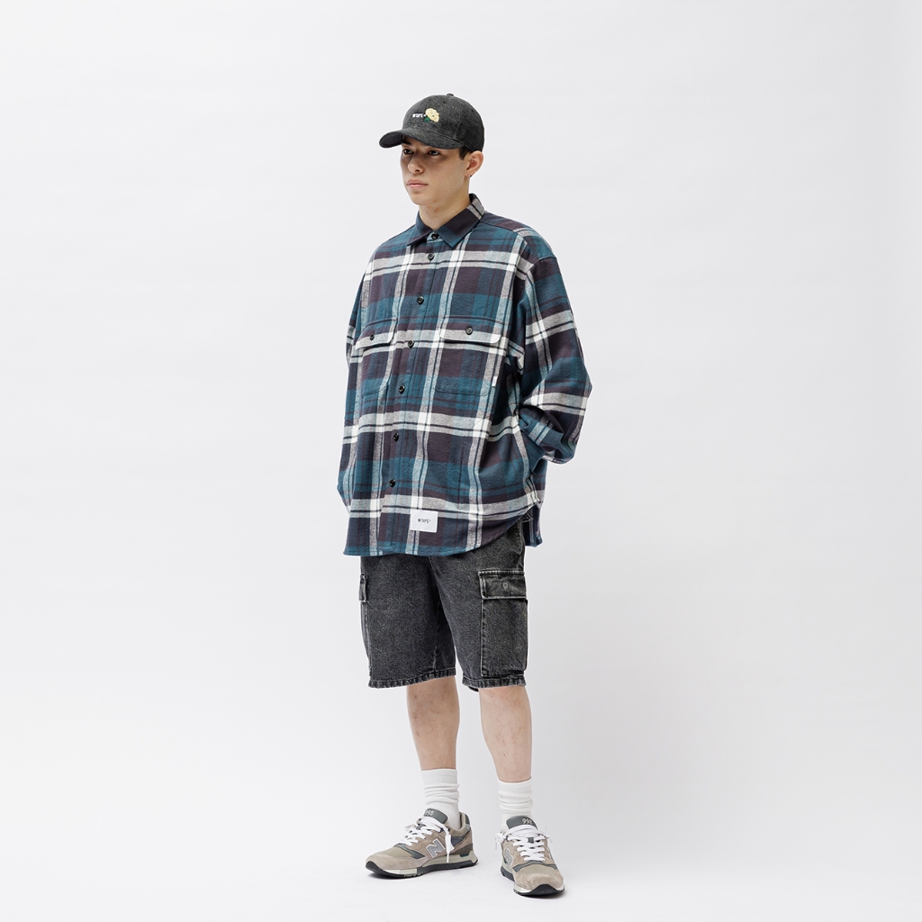 【在庫あり】 【AllenTAPS】WTAPS 24SS WCPO 01 / LS / COTTON. FLANNEL トップス