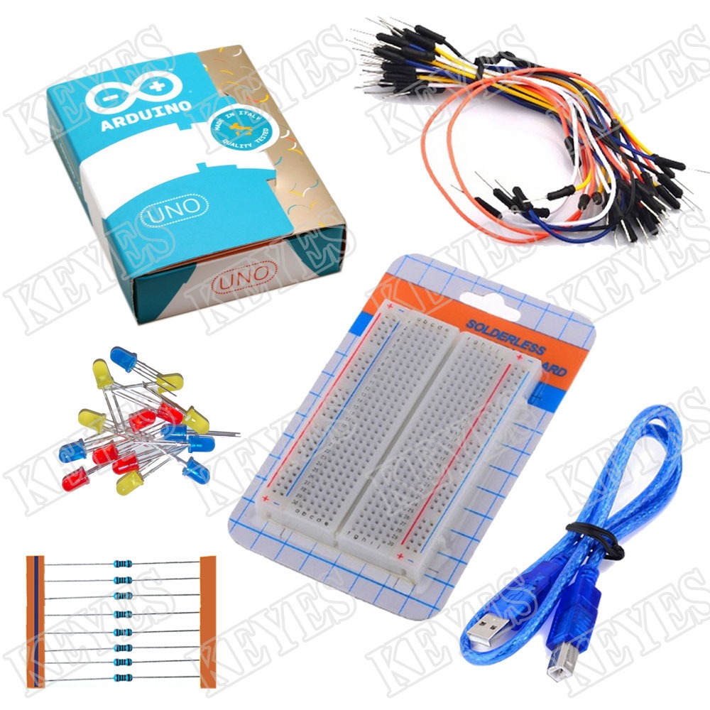 【現貨供應】Basic Kit Arduino UNO R3 小套盒 | 初學者工具盒 教學實驗套件 | 蝦皮購物