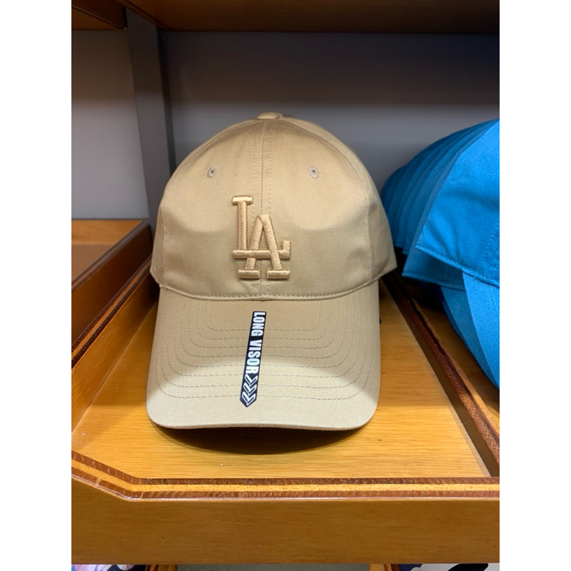 現貨MLB 洛杉磯道奇隊棒球帽 經典款 素色卡其 帽舌加長 | 蝦皮購物
