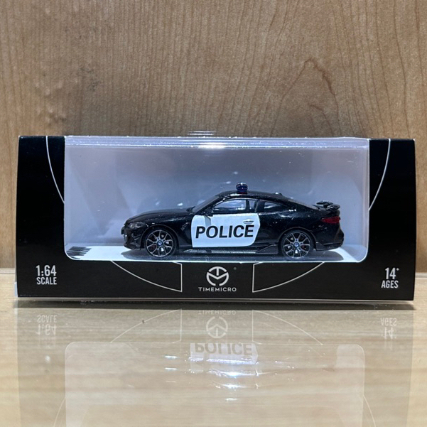 TM Time Micro 1:64 BMW M4 police story police | 蝦皮購物