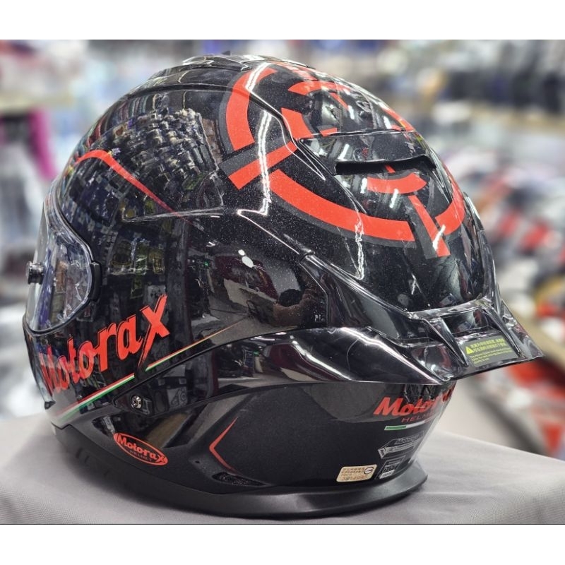 [力相安全帽 有實體店面 ]MOTORAX R50S彩繪#榮耀#大鴨尾 雙D扣 現貨免運 | 蝦皮購物
