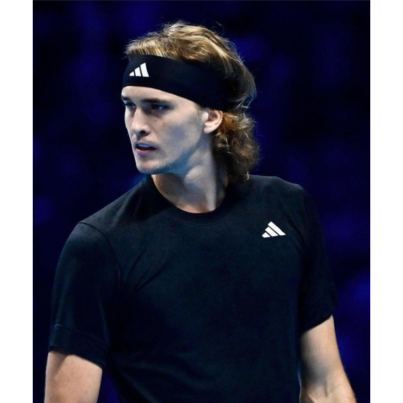 ADIDAS Zverev Freelift Crew 2023 年終賽 黑色緹花布 低調質感球衣 | 蝦皮購物