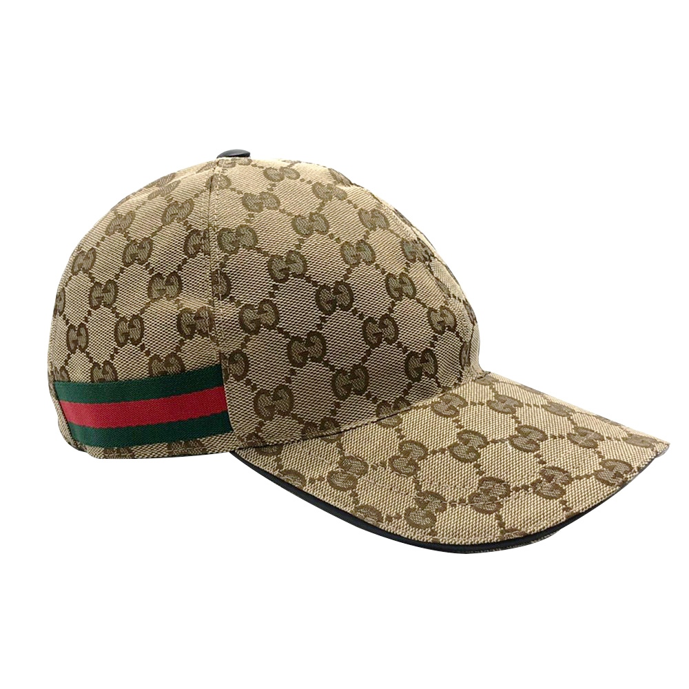 Gucci 經典雙G logo帆布棒球帽(二色任選) | 蝦皮購物