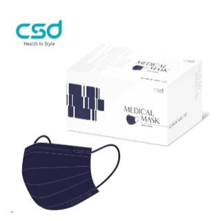 CSD中衛 醫療彩色口罩- 深丹寧 (50入/封膜盒裝) 雙鋼印