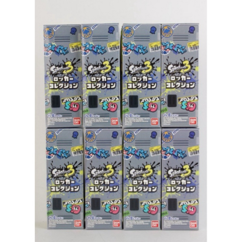 [現貨]斯普拉遁Splatoon3 置物櫃 衣櫃 盒玩 Bandai 售一中盒 全8種 | 蝦皮購物