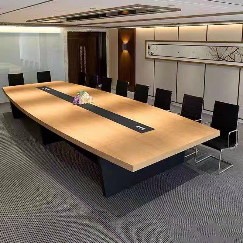 【免運到府/廠家直銷】大型會議桌 長桌 简约现代長桌 會議桌椅组合 会议室桌子 長條桌 办公室家具 小紅書爆款會議桌 | 蝦皮購物