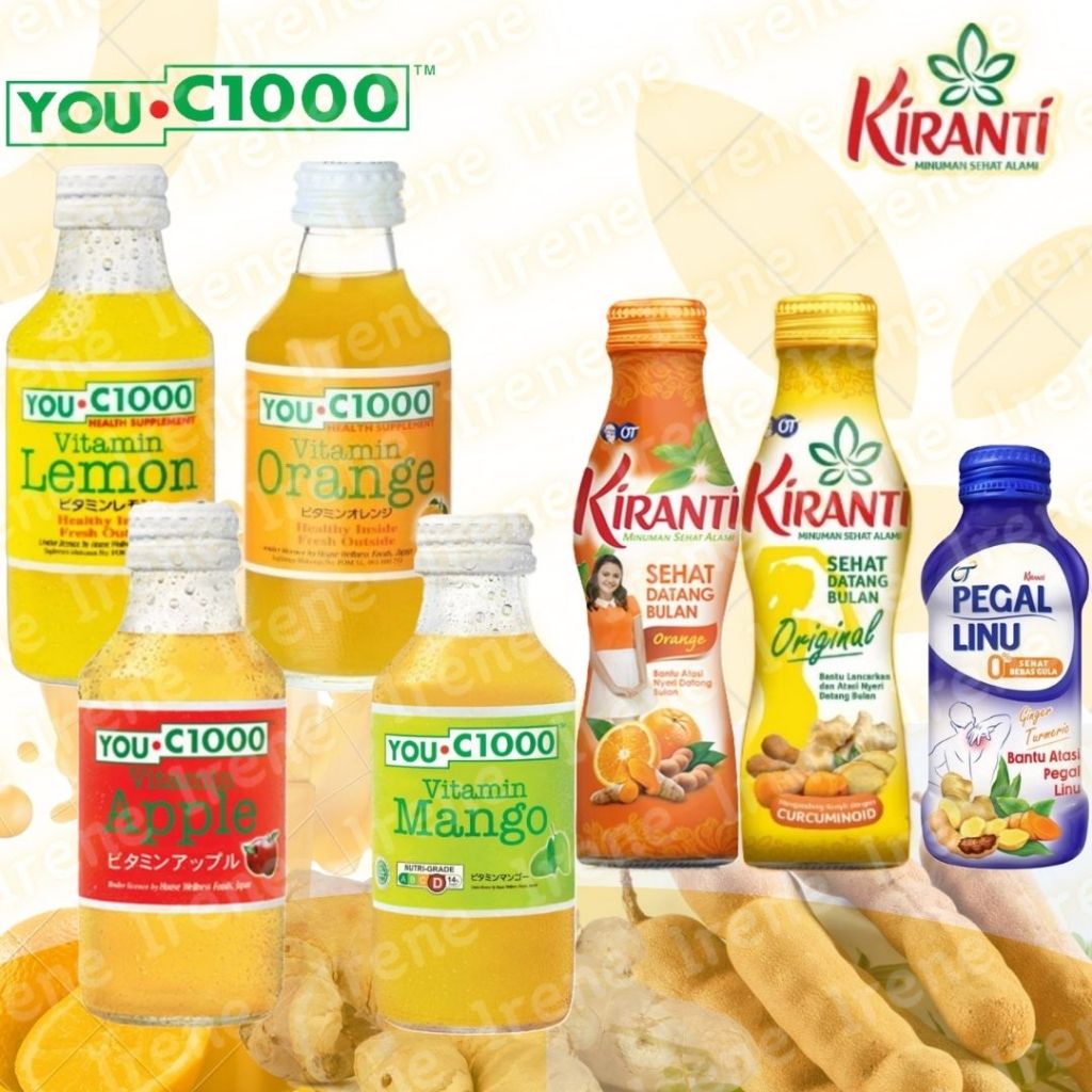 🇮🇩印尼YOU C1000, KIRANTI Original,Pegal Linu Ginger檸檬橘子/薑味/蜂蜜飲 | 蝦皮購物