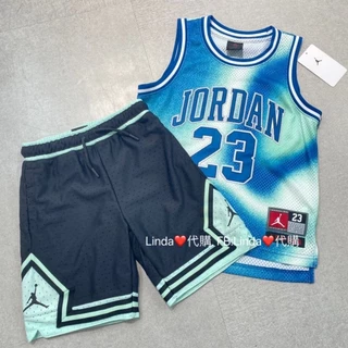 Linda❤️代購 Nike Jordan 喬登 JORDAN 23系列 經典 球衣 球褲 童裝 渲染 背心 短褲