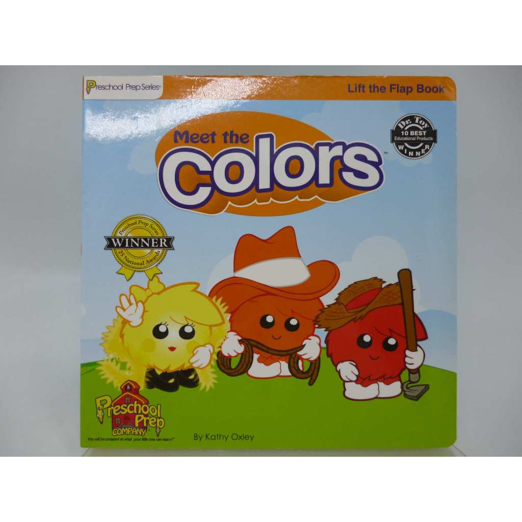 【月界2S】Meet the Colors－Flap Book（厚頁書）_Kathy Oxley 〖少年童書〗DBF | 蝦皮購物