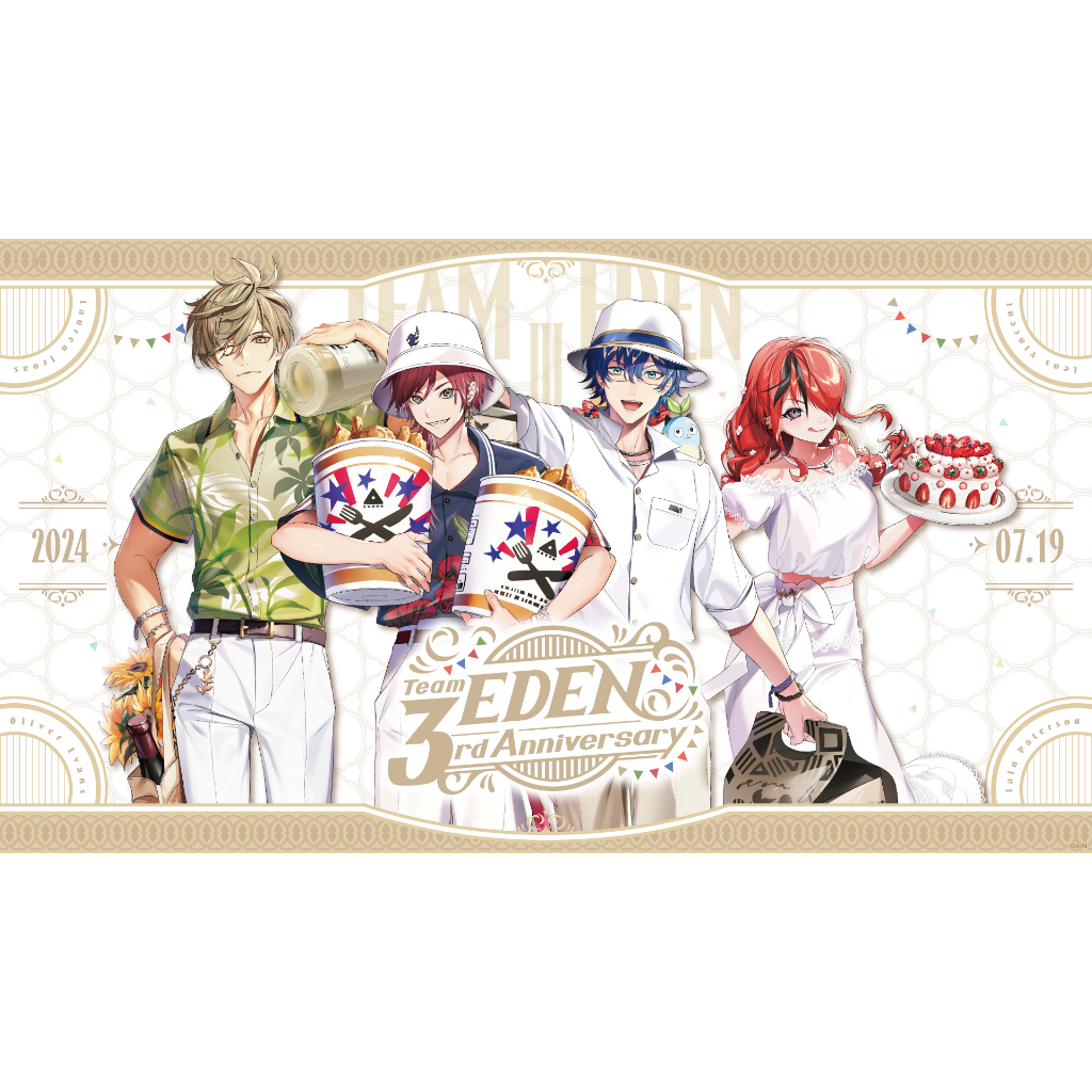 預購】エデン組伊甸組3周年紀念にじさんじ彩虹社NIJISANJI【7/19 預購】エデン組伊甸組3周年紀念にじさんじ彩虹社NIJISANJI【7/19