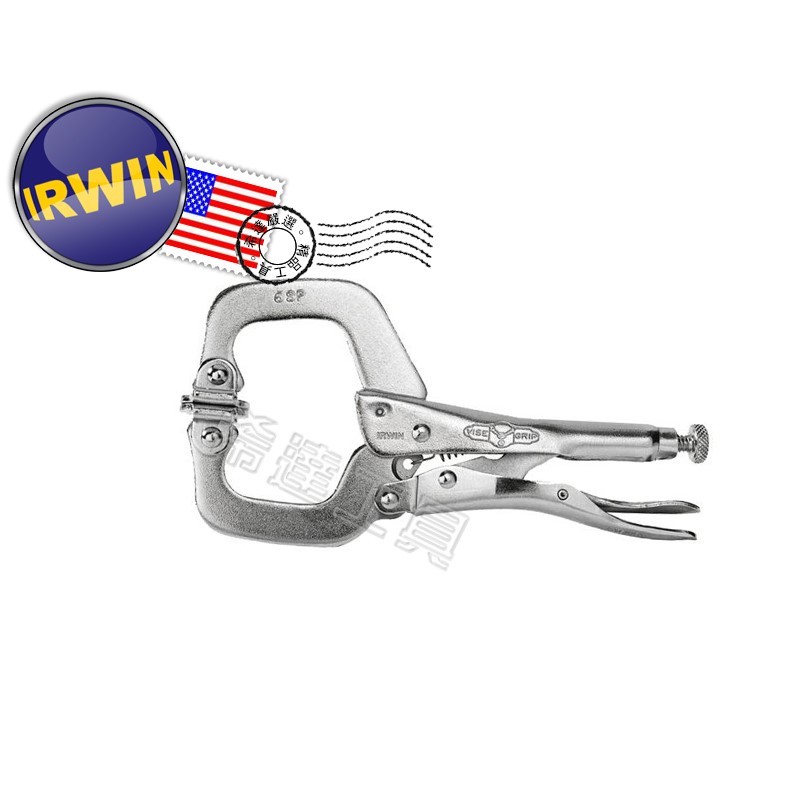 *希達工具* 美國 IRWIN VISE GRIP 6吋/11吋 C型 萬用鉗 鉗子 6SP 11SP | 蝦皮購物
