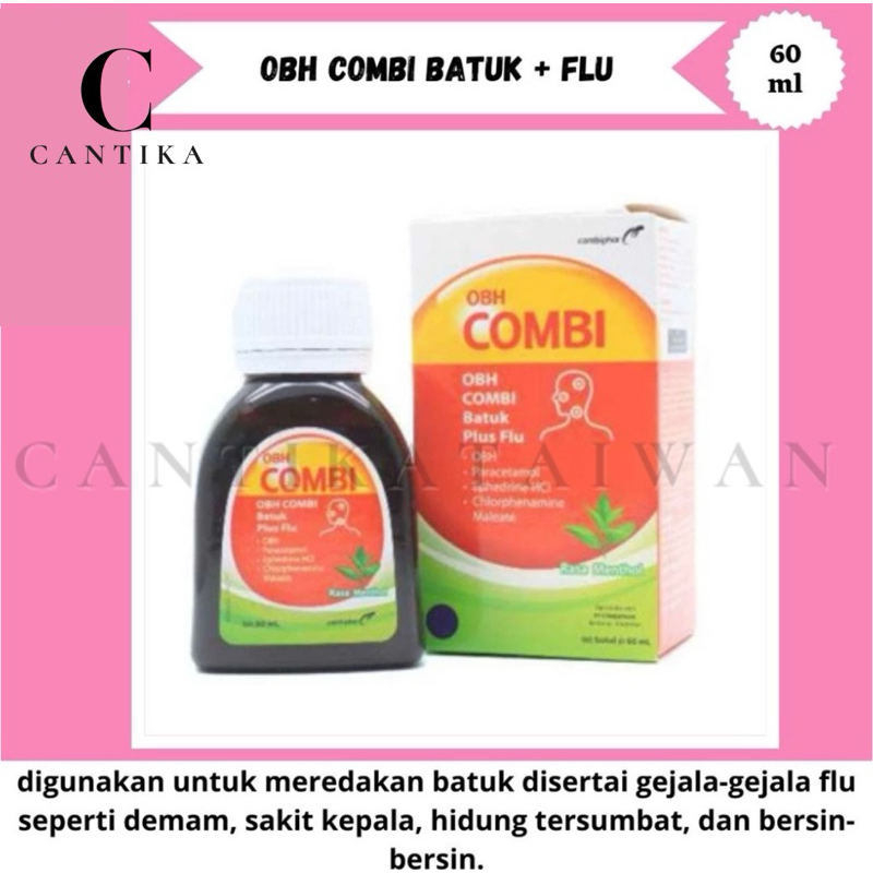 OBH COMBI BATUK & FLU RASA MENTHOL 60ML | 蝦皮購物