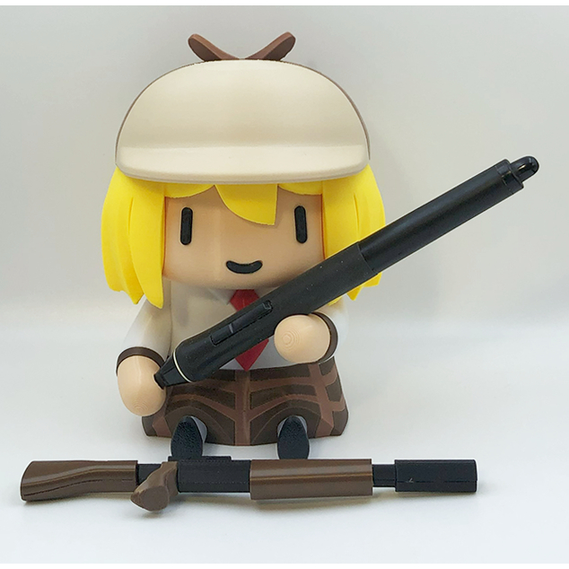 【下單製作】3D列印 HololiveEn HoloMyth Smol Ame Wacom 筆座 公仔 人偶 | 蝦皮購物