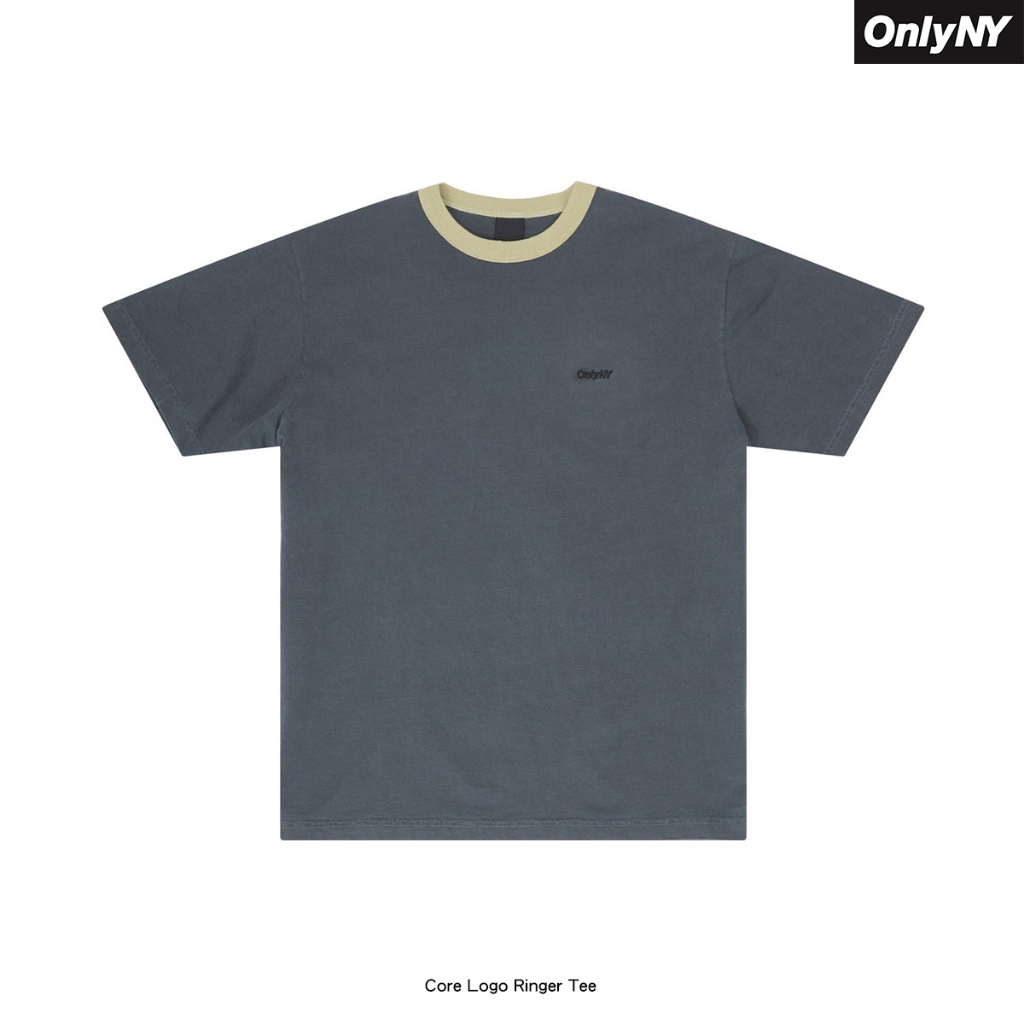 𝙇𝙀𝙎𝙎𝙏𝘼𝙄𝙒𝘼𝙉 ▽ Only NY - Core Logo Ringer Tee 2408 | 蝦皮購物