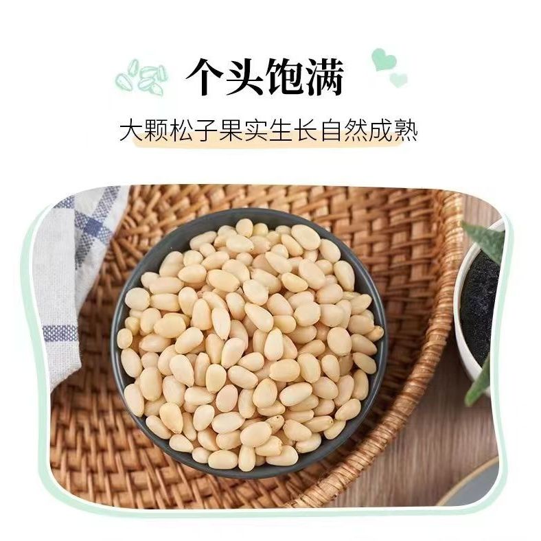 優選 東北松子仁500g罐裝原味野生熟松籽仁去殼散裝堅果零食 | 蝦皮購物