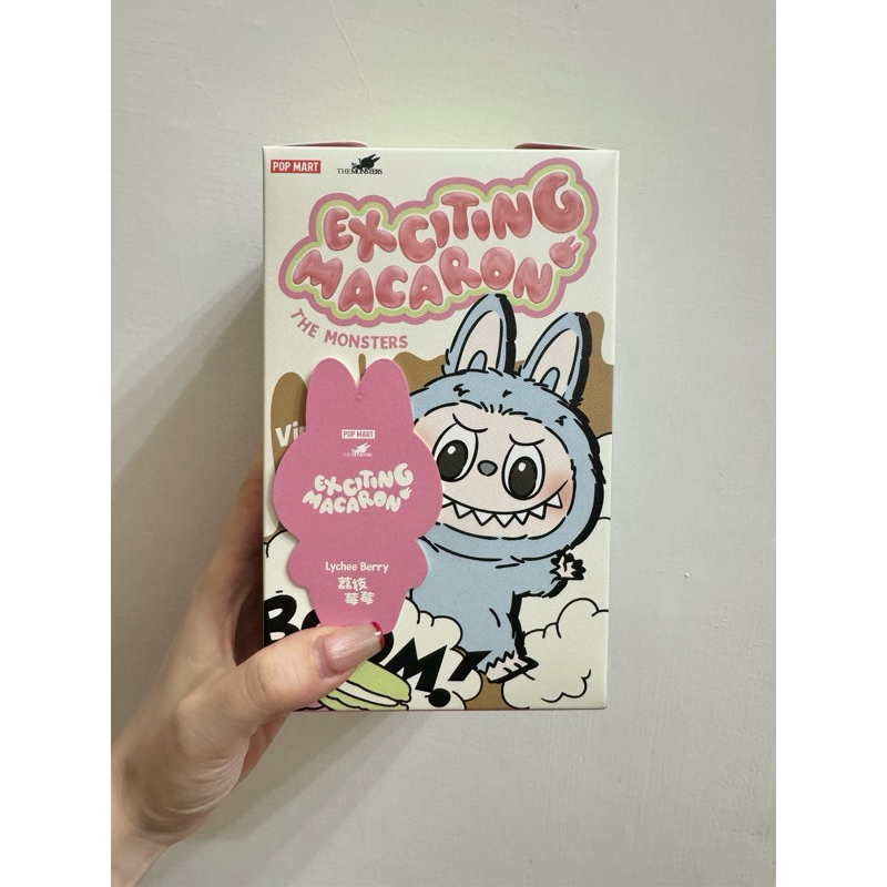 台北現貨泡泡瑪特Labubu拉布布心動馬卡龍一代盲盒/確認款全新台灣公司