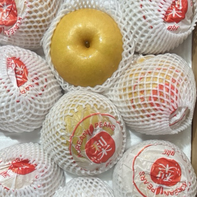 【中秋送禮 水果禮盒 送禮專用 韓國 圓黃梨】到貨 新高梨 1箱 18粒 15KG裝 分裝6粒裝 美國 | 蝦皮購物