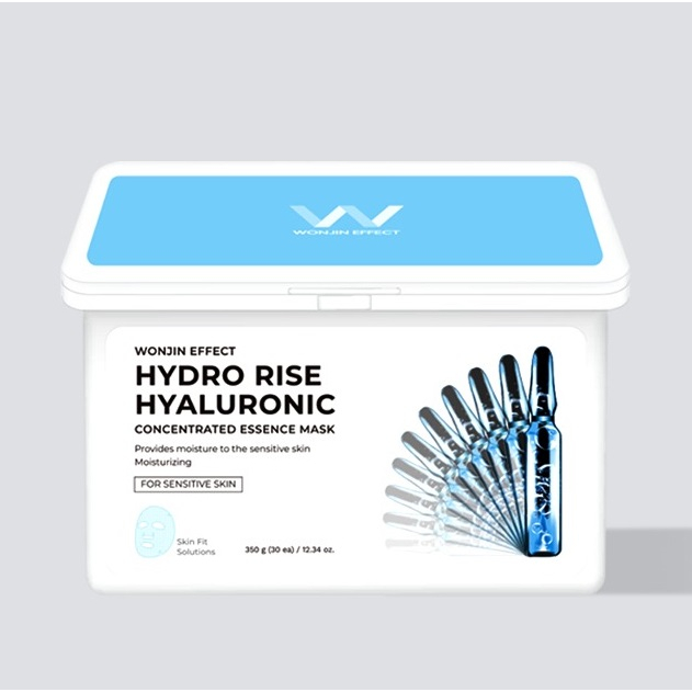 南他宿滿299免運WONJIN EFFECT Hydro Rise 透明質酸抽取式面膜盒/30片