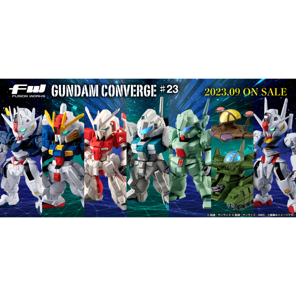 兩津[現貨] 萬代機動戰士鋼彈FW GUNDAM CONVERGE 23 水星的魔女風靈鋼