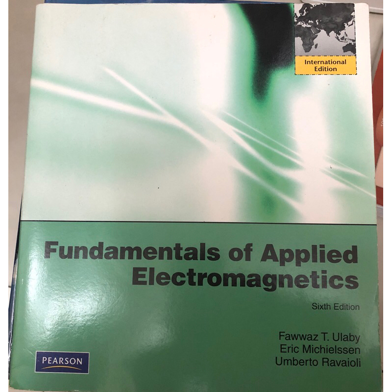 基礎應用電磁學 Fundamentals Of Applied Electromagnetics 蝦皮購物