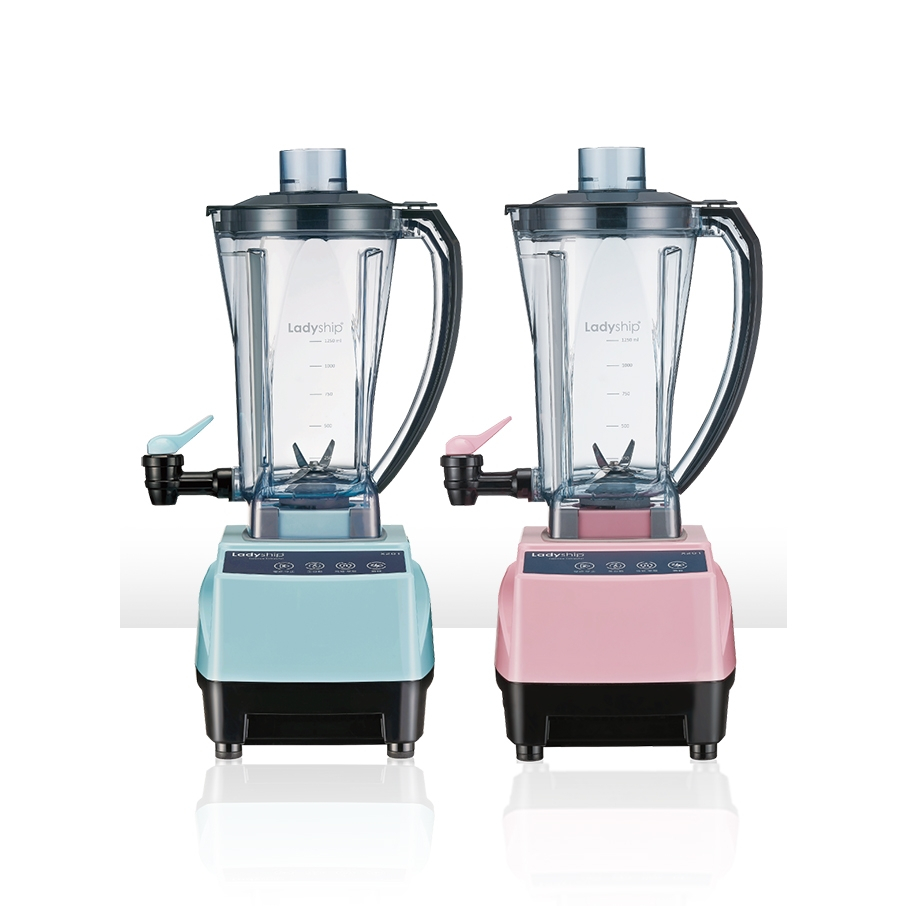 貴夫人生機精華萃取果汁機X-201粉藍色28000RPM/850W 安心Tritan