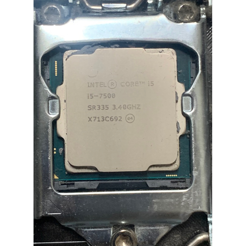 Intel Core i5-7500 3.4G / 6M 4C4T SR335 1151 七代四核處理器有內顯